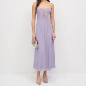 Reformation Emely Dress Purple - Size 4